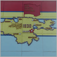 карта Чукотского АО
