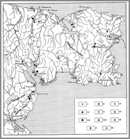 Рис. 2. Разрезы плиоценовых и четвертичных отложений Чукотского полуострова